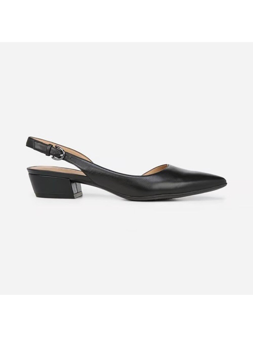 Naturalizer Women's Banks Slingbacks Size 8.5 New In Box Black Medium Width